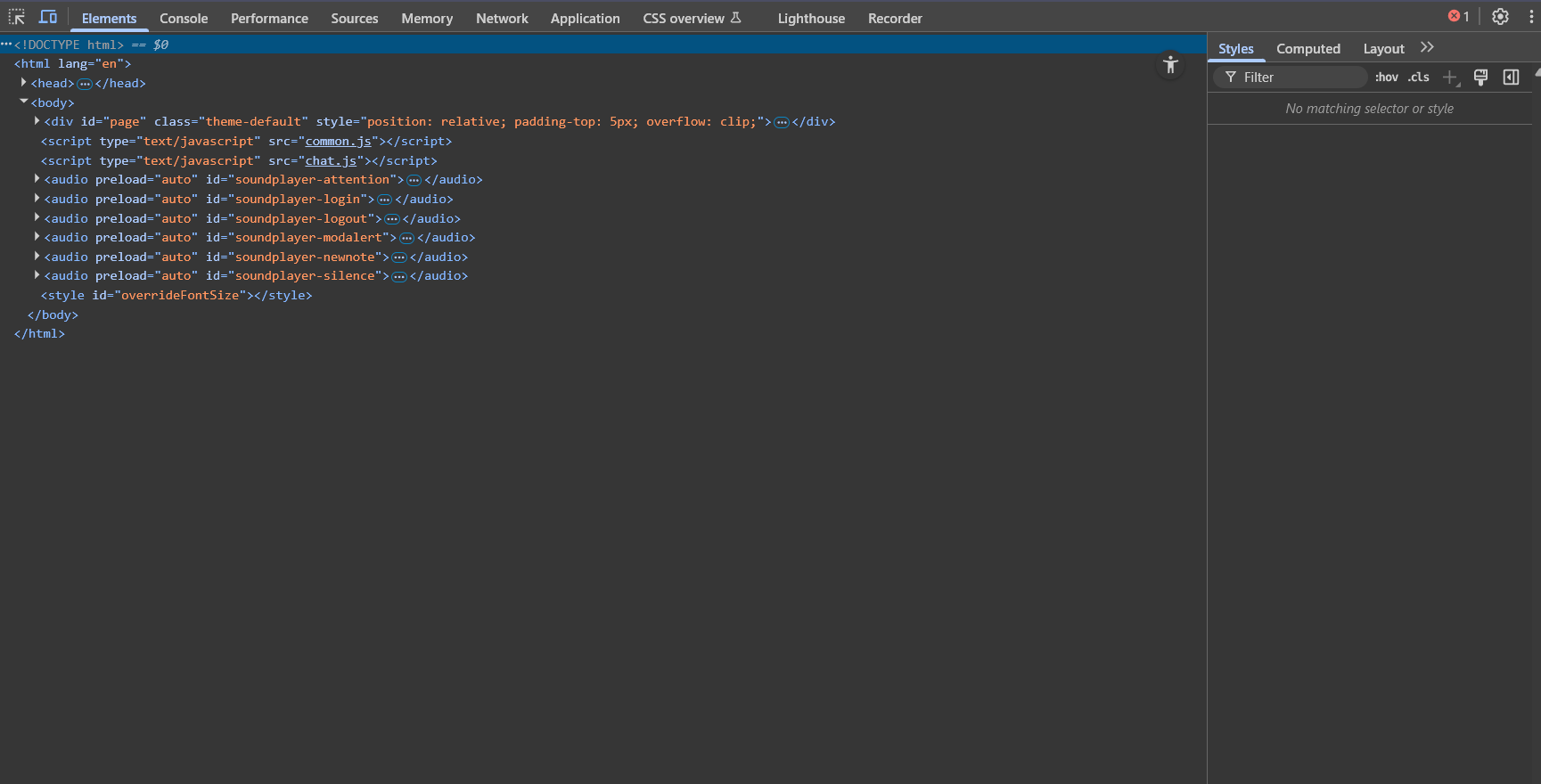 Chromium devtools overview