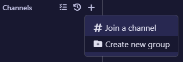 Create new group